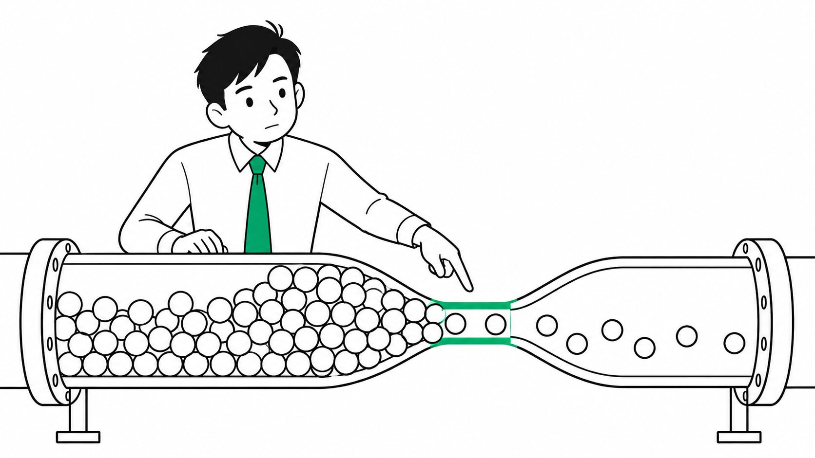 수요가 아무리 커도 병목 앞에서는 그 속도 이상으로 자라지 못한다